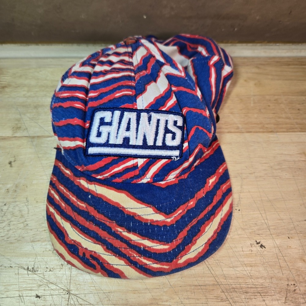 Vintage Super Zubaz Adjustable Hat NY Giants NFL USA
